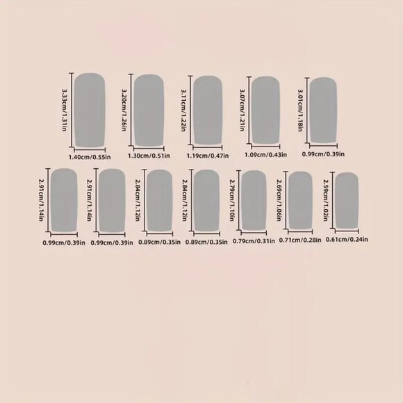 A set of 48 pcs hand and foot nail set, gentle and fashionable summer manicure - Picture 4 of 7